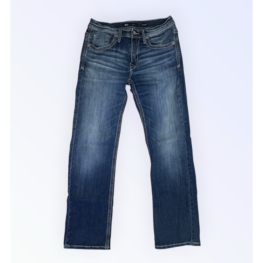 BUCKLE BKE JAKE STRAIGHT JEANS‎ 31 X 34 MEDIUM WASH